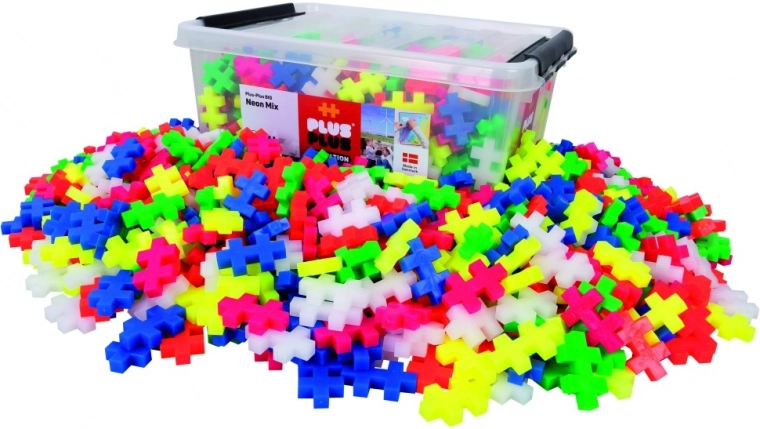 Plus-Plus BIG Neon kutija 600 dijelova