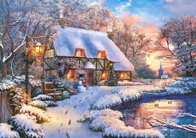 Puzzle od 500 dijelova Winter Cottage