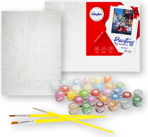 Set za slikanje po brojevima 40x50 cm Amazing Poppies