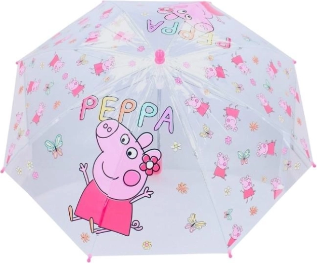 Dječji prozirni kišobran Peppa Pig - 1 komad