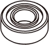 Bearing 8 × 12 × 3.5 mm JAMARA, 6 pcs