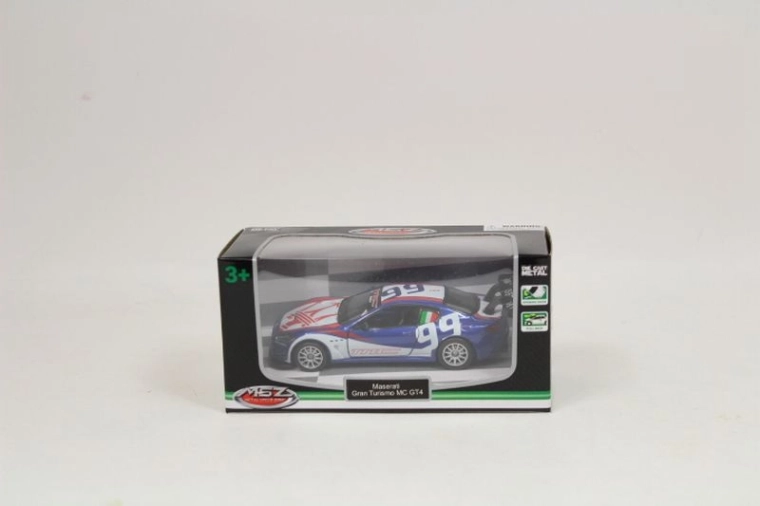 Model auta Maserati GranTurismo MC GT4 1:43 plavo-bijeli
