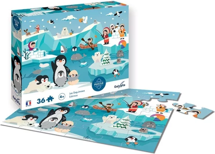 Sentosphere slikovne puzzle Eskimi 36 dijelova