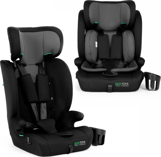 ECOTOYS dječja autosjedalica 76–150 cm (R129) s držačem za piće