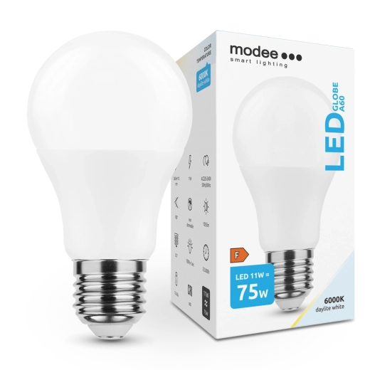 LED žarulja A60 11 W E27 1055 lm hladno bijela – Modee Smart Lighting