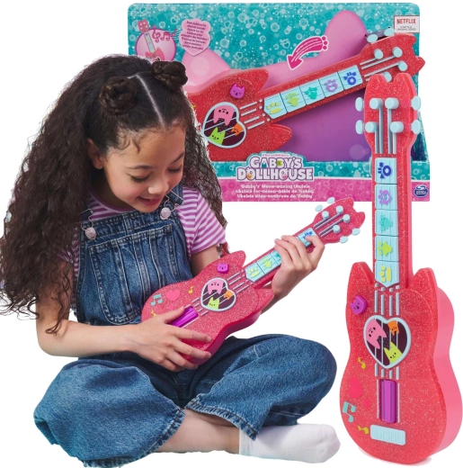 Spin Master Gabby's Dollhouse mačkasto ukulele s melodijama