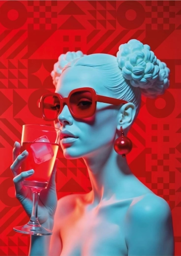 Slagalica ART PUZZLE WOWO Series: Crimson koktel 1000 dijelova