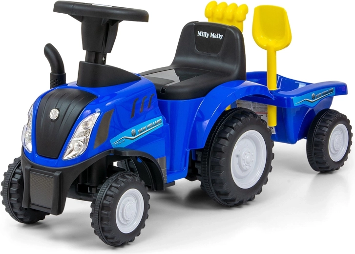 Guralica traktor NEW HOLLAND T7 s prikolicom – plava