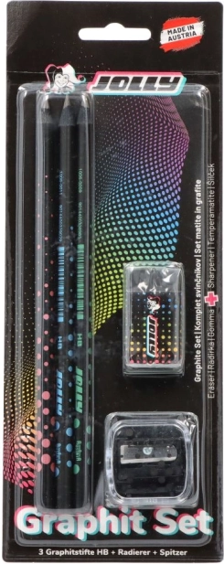 Set olovaka, gumice i šiljila 3 u 1 Jolly Next Gen