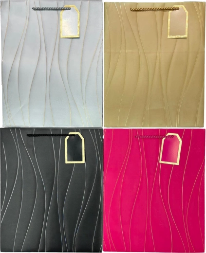 Darovna vrećica S mix boja – vunasti uzorak