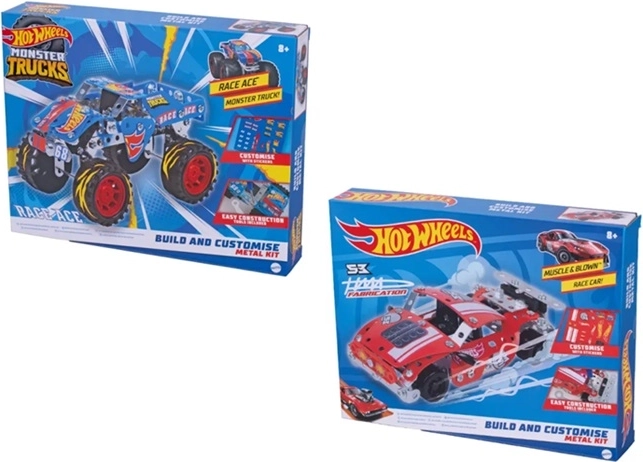 Hot Wheels Metal Tech građevinski set Monster Trucks