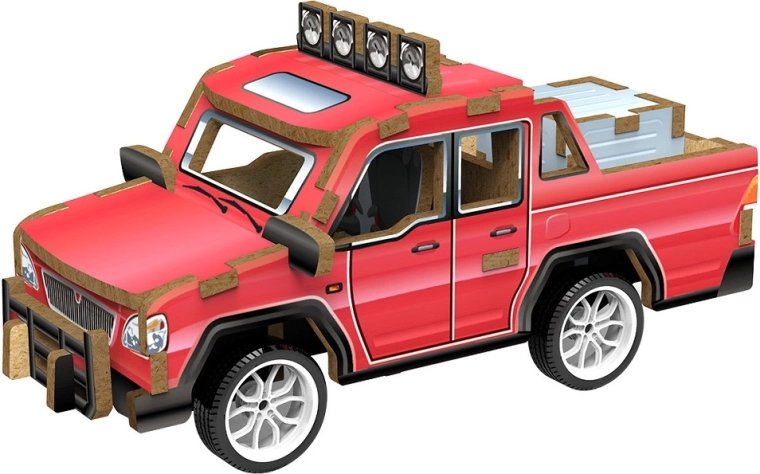 2Kids Toys 3D drvena slagalica pick-up auto