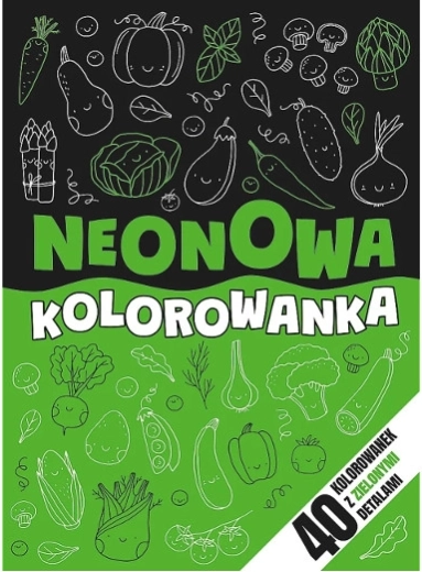 Neon coloring book – green