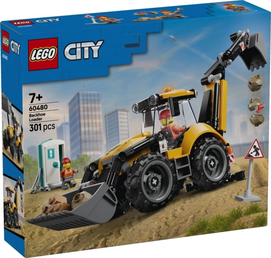 LEGO City žuti utovarivač-bager
