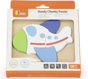 Drvene puzzle – avion za najmlađe