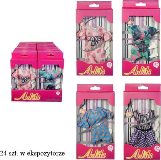 Odjeća za lutku s dodacima