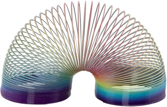 Metal rainbow spring (slinky) Goki - 1 piece