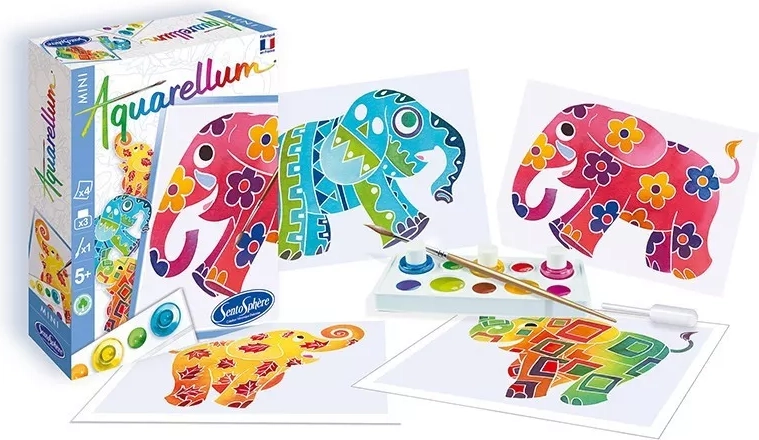 Sentosphere mini watercolors - elephants