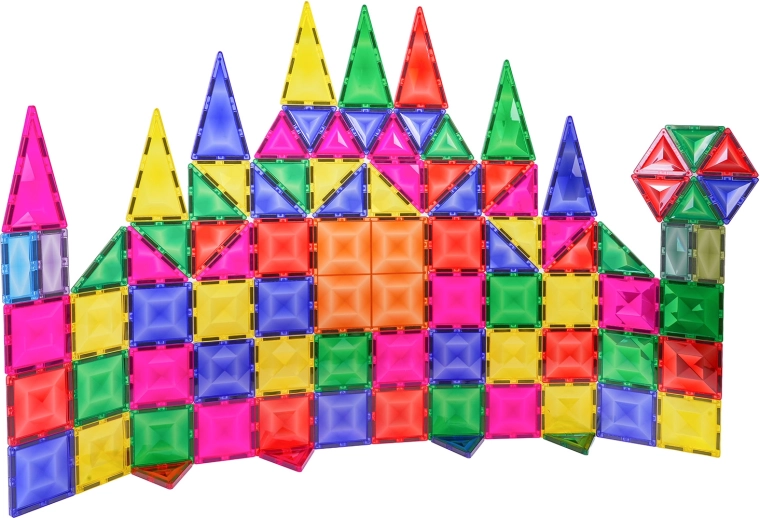 Magnetične 3D građevne pločice, 93 dijelova