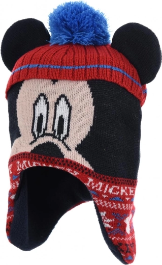 Mickey Mouse Children's Beanie with Fleece Lining