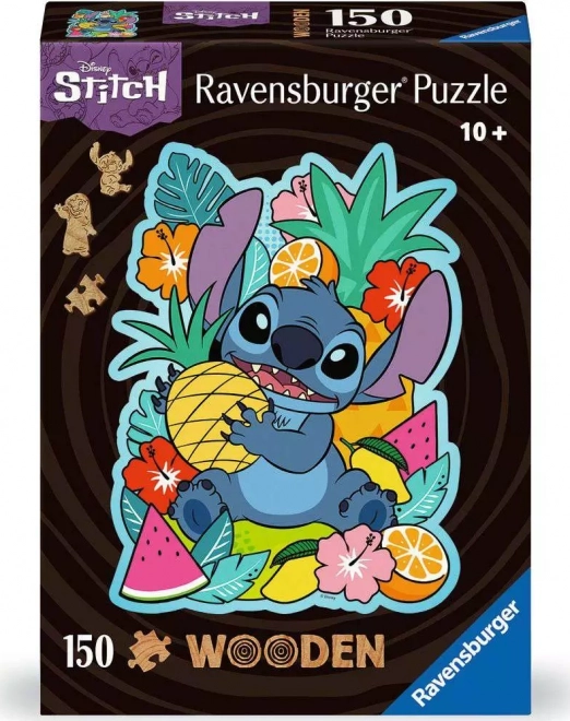 Ravensburger drvene puzzle obrisi Disney: Stitch 150 komada
