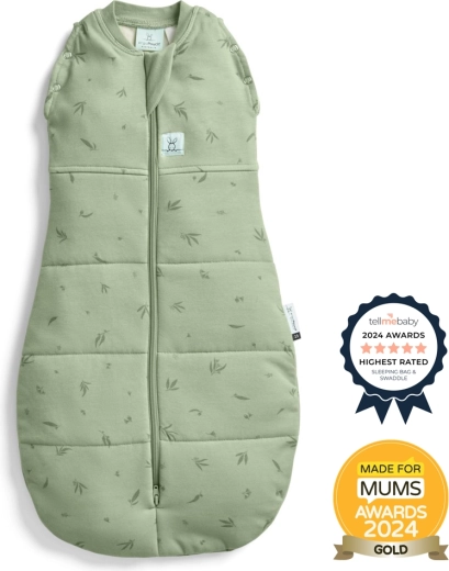 ErgoPouch cocoon swaddle and sleeping bag 2-in-1 willow 2.5 tog (3–6 months)