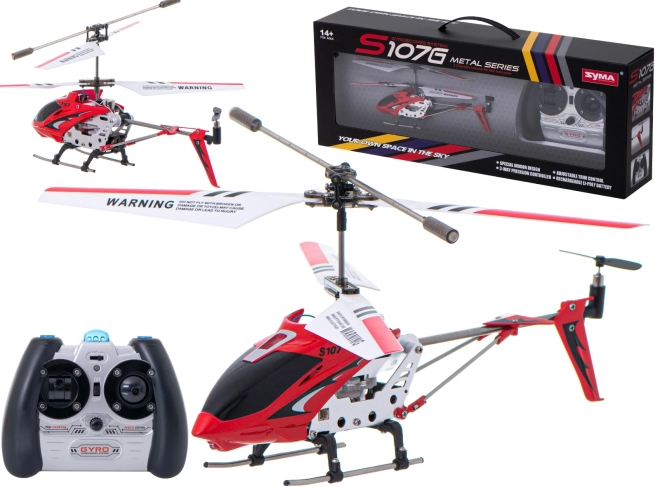 RC helikopter Syma S107G – Crvena