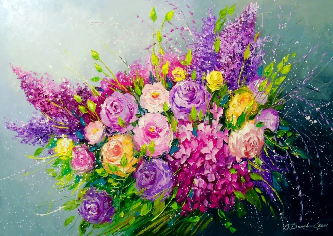 Puzzle Buket ruža 1000 dijelova