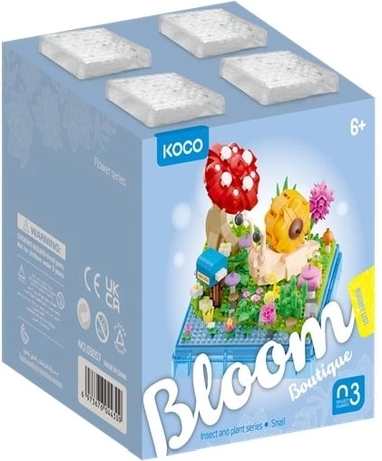 KOCO građevinski set Bloom Boutique puž 625 dijelova - 1 komad