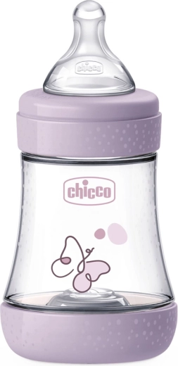 Chicco antikolik bočica za dojenčad Perfect5 150 ml za djevojčice, spor protok 0m+