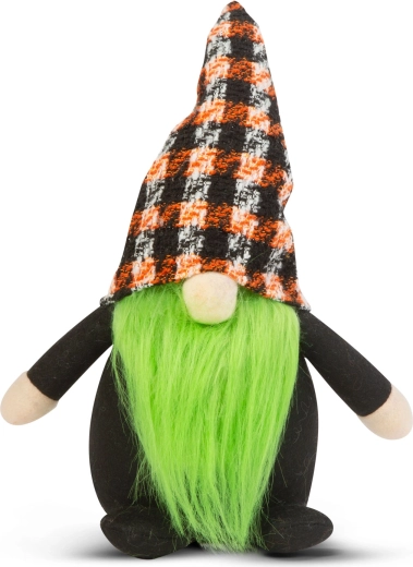 Green Scandinavian Halloween Gnome 34 cm
