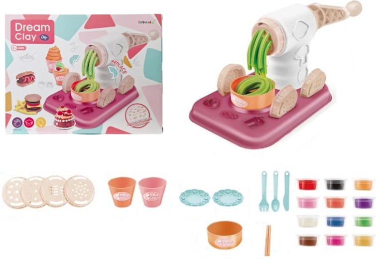 Plastelin s prešom i priborom