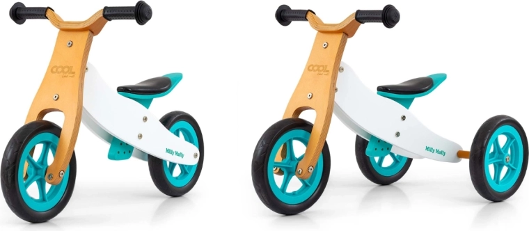 Milly Mally dječja guralica 2u1 Cool classic mint - 1 komad