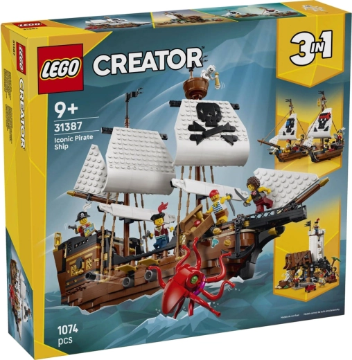 LEGO Creator 3 u 1 Legendarni gusarski brod