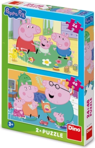 Peppa Pig dječje puzzle 24 i 48 dijelova