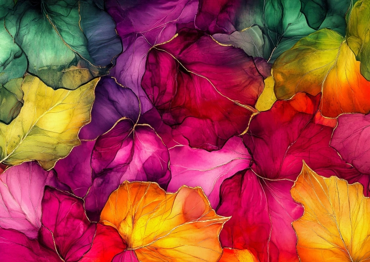 Enjoy puzzle Apstraktno jesensko lišće 1000 dijelova