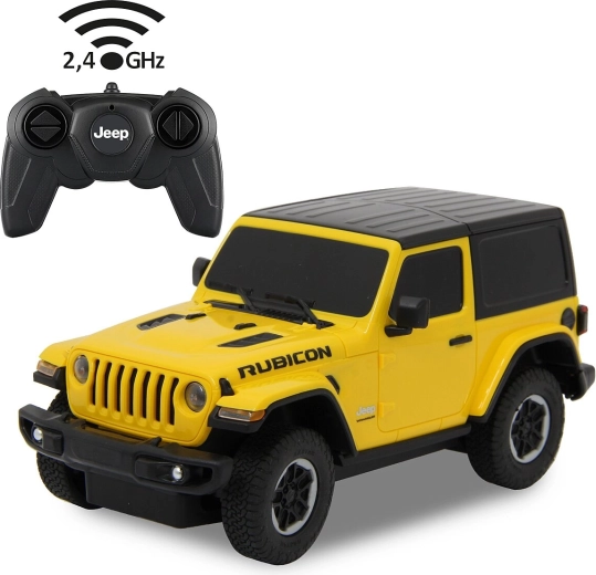 Jamara Jeep Wrangler JL RC Car 1:24 Yellow 2.4 GHz - 1 piece
