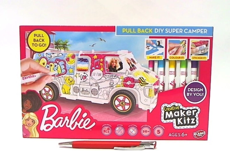 Barbie maker set oboji kamper