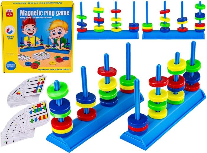 Logic and skill game: Magnetic Rings