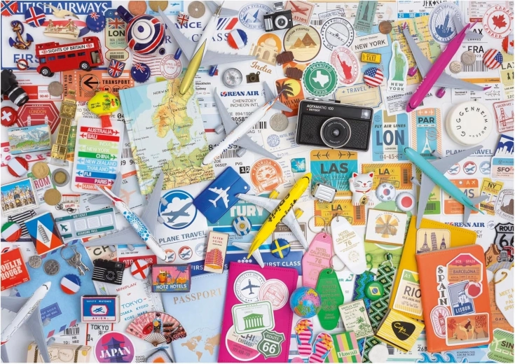 Puzzle Putna kolaž 1000 dijelova EDUCA