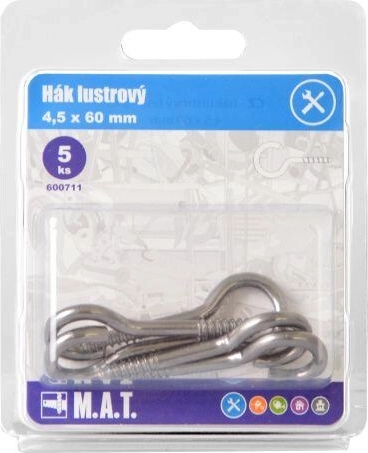 Kukica za luster 60 mm sjajna (5 kom)