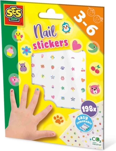 SES Creative naljepnice za nokte 198 kom