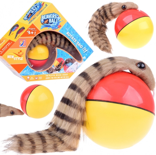 Running Ball with Plush Tail