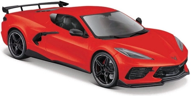 Sastavljeni model Chevrolet Corvette 1/24 crveni