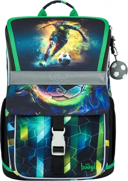 Školska aktovka BAAGL Zippy Nogometaš