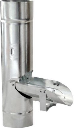 Zaklopka za odvodnu cijev oluka 80 mm, pocinčana