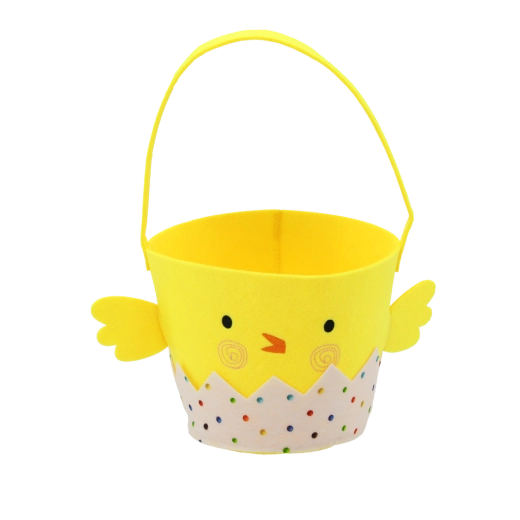 Filcana uskrsna košarica s pilićem