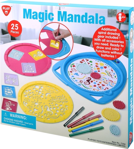 Playgo čarobna mandala – kreativni set od 25 dijelova
