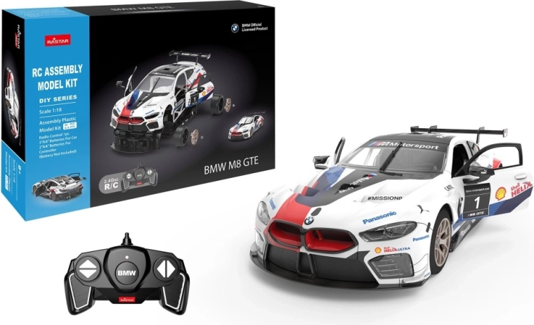 R/C BMW M8 GTE Building Kit in 1:18 Scale