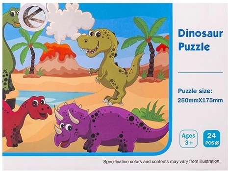 Puzzle s dinosaurima za djecu 24 dijela